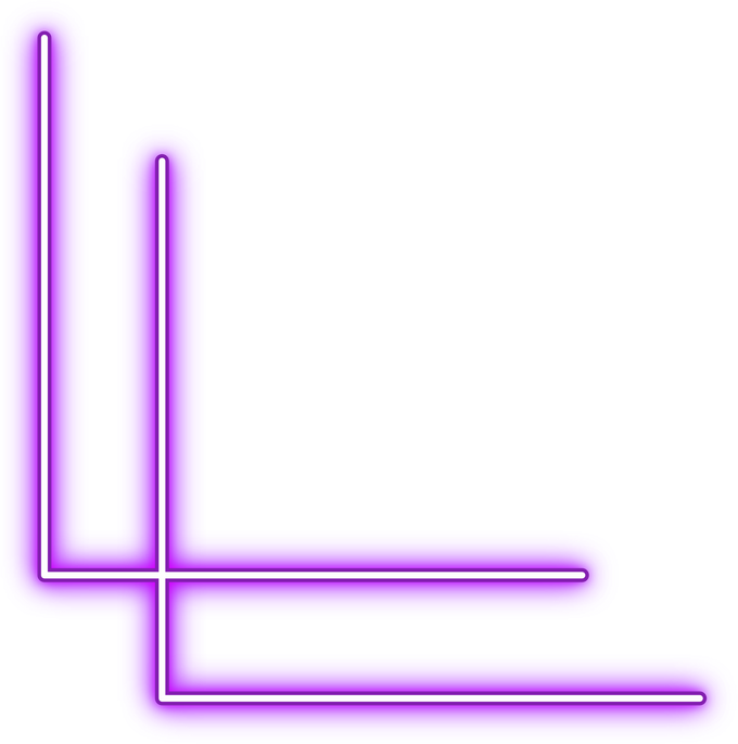 Purple Neon Corner Line